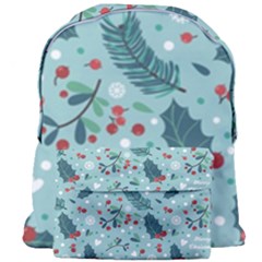 Seamless-pattern-with-berries-leaves Giant Full Print Backpack by Amaryn4rt