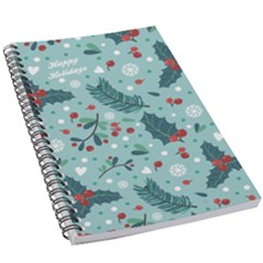 Seamless-pattern-with-berries-leaves 5 5  X 8 5  Notebook by Amaryn4rt