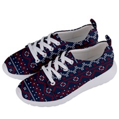 Christmas-concept-with-knitted-pattern Women s Lightweight Sports Shoes by Amaryn4rt