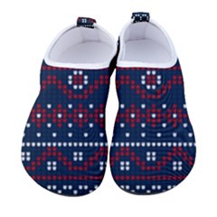 Christmas-concept-with-knitted-pattern Women s Sock-style Water Shoes