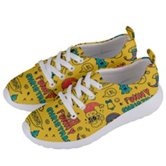 Colorful-funny-christmas-pattern Cool Ho Ho Ho Lol Women s Lightweight Sports Shoes by Amaryn4rt