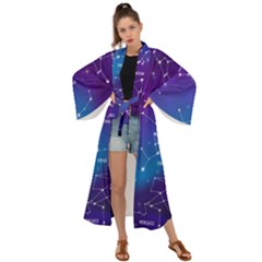 Realistic-night-sky-poster-with-constellations Maxi Kimono