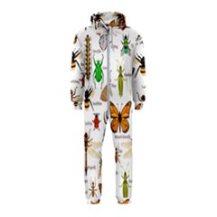 Insects-seamless-pattern Hooded Jumpsuit (kids)