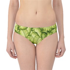 Seamless-pattern-with-green-leaves Hipster Bikini Bottoms by Amaryn4rt