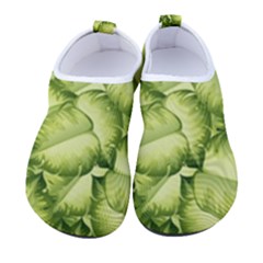 Seamless-pattern-with-green-leaves Kids  Sock-style Water Shoes