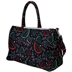 Seamless-vector-pattern-with-watermelons-mint -- Duffel Travel Bag by Amaryn4rt