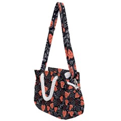 Seamless-vector-pattern-with-watermelons-hearts-mint Rope Handles Shoulder Strap Bag