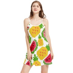 Watermelon-pattern-se-fruit-summer Summer Frill Dress