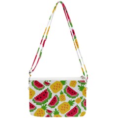 Watermelon-pattern-se-fruit-summer Double Gusset Crossbody Bag by Amaryn4rt