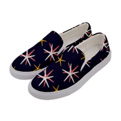 Sea-stars-pattern-sea-texture Women s Canvas Slip Ons by Amaryn4rt