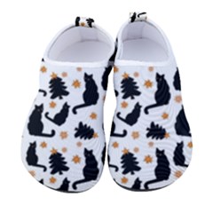 Black-cat-star-christmas-tree Kids  Sock-style Water Shoes