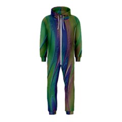 Texture-abstract-background Hooded Jumpsuit (kids)