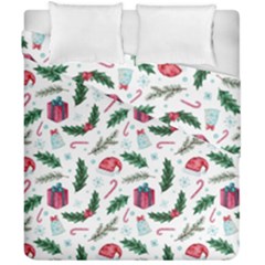 Christmas-background Duvet Cover Double Side (california King Size) by Amaryn4rt