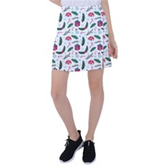 Christmas-background Tennis Skirt by Amaryn4rt