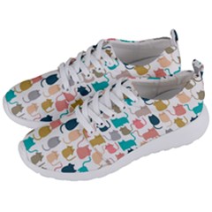 Cute-seamless-pattern-happy-kitty-kitten-cat Men s Lightweight Sports Shoes