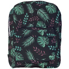 Abstract-seamless-pattern-with-tropical-leaves-hand-draw-texture-vector Full Print Backpack by Amaryn4rt