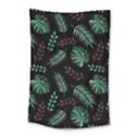 Tropical Leaves Pattern Small Tapestry View1