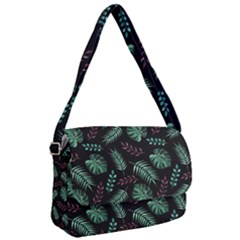 Tropical Leaves Pattern Courier Bag by Amaryn4rt