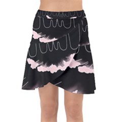 Garage Indie Arctic Monkeys Psychedelic Punk Rock Wrap Front Skirt by Sarkoni