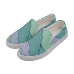 Winter Snow Mountains Nature Women s Canvas Slip Ons by Pakjumat