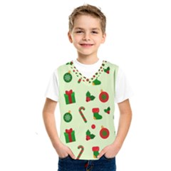 Festive Background Holiday Background Kids  Basketball Tank Top by Pakjumat