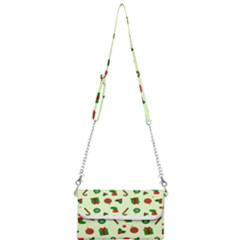 Festive Background Holiday Background Mini Crossbody Handbag by Pakjumat