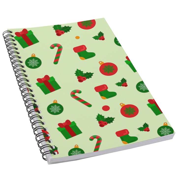 Festive Background Holiday Background 5.5  x 8.5  Notebook