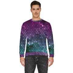 Digital Abstract Party Event Men s Fleece Sweatshirt