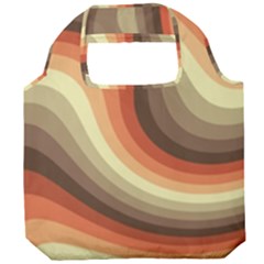 Twirl Swirl Waves Pattern Foldable Grocery Recycle Bag by Pakjumat