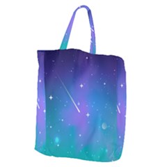 Stars Sky Cosmos Galaxy Giant Grocery Tote by Pakjumat