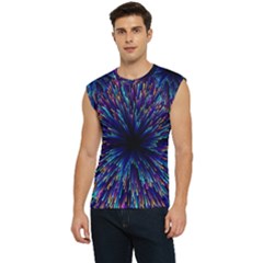 Abstract Beam Blast Men s Raglan Cap Sleeve T-shirt by Pakjumat