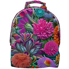 Flowers Nature Spring Blossom Flora Petals Art Mini Full Print Backpack