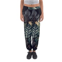 Tropical Leaves Foliage Monstera Nature Home Women s Jogger Sweatpants by Pakjumat