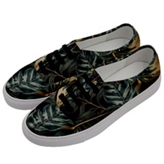 Tropical Leaves Foliage Monstera Nature Home Men s Classic Low Top Sneakers