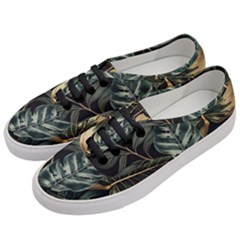 Tropical Leaves Foliage Monstera Nature Home Women s Classic Low Top Sneakers