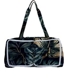 Tropical Leaves Foliage Monstera Nature Home Multi Function Bag