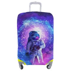 The Cosmonaut Galaxy Art Space Astronaut Luggage Cover (medium) by Pakjumat