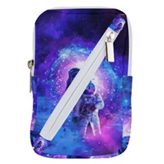 The Cosmonaut Galaxy Art Space Astronaut Belt Pouch Bag (small) by Pakjumat