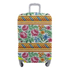 Flower Fabric Design Luggage Cover (small) by Pakjumat