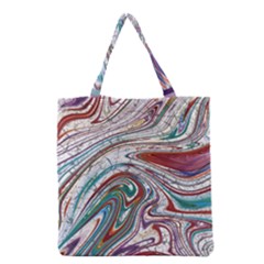 Abstract Background Ornamental Grocery Tote Bag