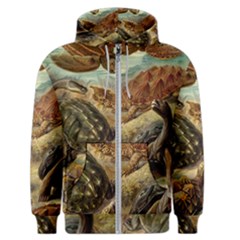 Turtles Leatherback Sea Turtle Men s Zipper Hoodie by Pakjumat