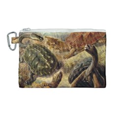 Turtles Leatherback Sea Turtle Canvas Cosmetic Bag (large) by Pakjumat