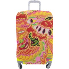 Fantasy Psychedelic Surrealism Trippy Luggage Cover (large)