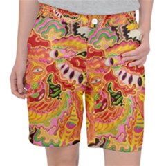 Fantasy Psychedelic Surrealism Trippy Women s Pocket Shorts by Modalart