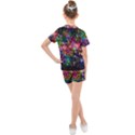 Psychedelic Bubbles Abstract Kids  Mesh T-Shirt and Shorts Set View2