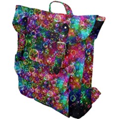 Psychedelic Bubbles Abstract Buckle Up Backpack by Modalart