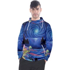 Psychedelic Mushrooms Psicodelia Dream Blue Men s Pullover Hoodie