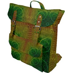 Psychedelic Screen Trippy Buckle Up Backpack by Modalart