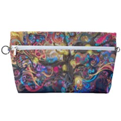 Psychedelic Tree Abstract Psicodelia Handbag Organizer by Modalart