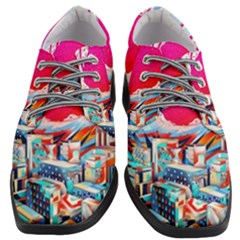 Artistic Psychedelic Art Women Heeled Oxford Shoes by Modalart